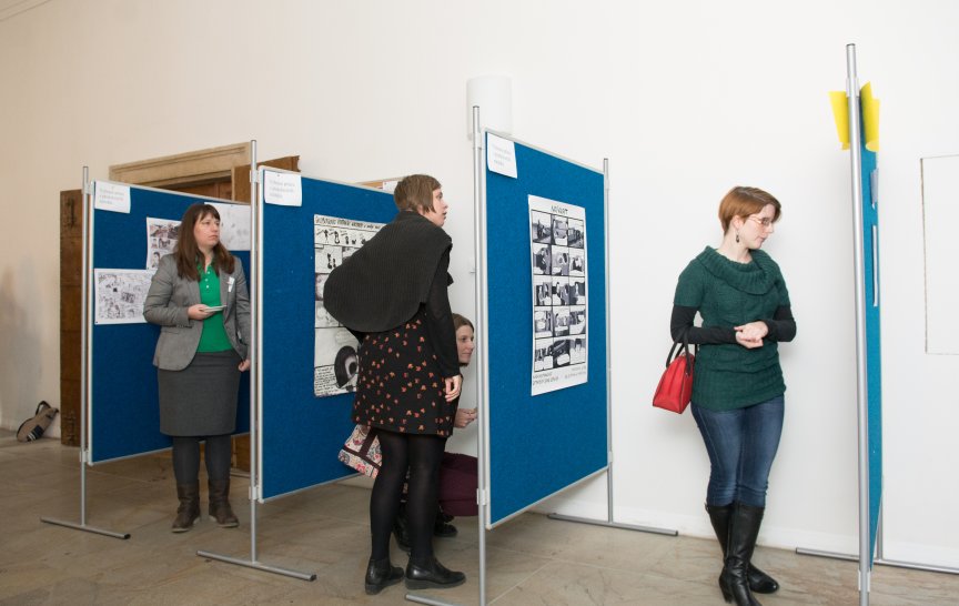 Komiksy na výročním semináři Centra Malach (foto: Svoboda)