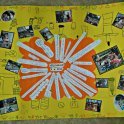 Plakát pro organizátory - Jako poděkovaní vytvořily děti, které se zúčastnily letošního Vědohraní, organizátorům akce plakát s fotografiemi a pochvalnými komentáři (foto: Jitka Houfková)