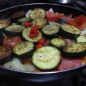 Restovaná zelenina inspirovaná radami ázerbájdžánské spolužačky, s níž jsem si během celého Erasmu vyměňoval tipy na recepty (foto: J. G. Jarkovský)