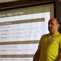 Igor Fabrici přednáší o barvení (foto: CSGT)