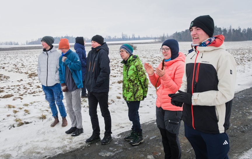 Soustředění Zimní školy matematiky a fyziky 2026 (foto: ZŠMF)