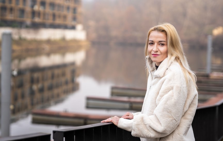 Matematička a běžkyně Kateřina Kašparová (foto: Tomáš Rubín)