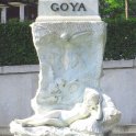 Socha Francisca de Goyi před Museo del Prado (foto: M. Vlach)