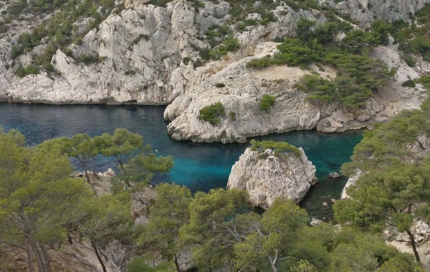 Skalnaté zátoky v Marseille (foto: archiv autorky)