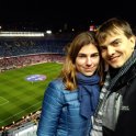 Fotbalový zápas na slavném Camp Nou. Barcelona dala šest gólů! (foto: archiv autorky)