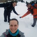 Výlet na Chamechaude - Sníh začíná být hluboký, ještě nám zbývá 20 km (foto: T. Uhlířová)