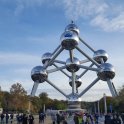 Bruselské Atomium - obří model základní buňky železa (foto: archiv autora)