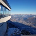 Při lyžování na Monte Bondone máte přímý výhled na Trento. Dokonce lze rozeznat i studentské koleje (foto Daniel Štumpf)