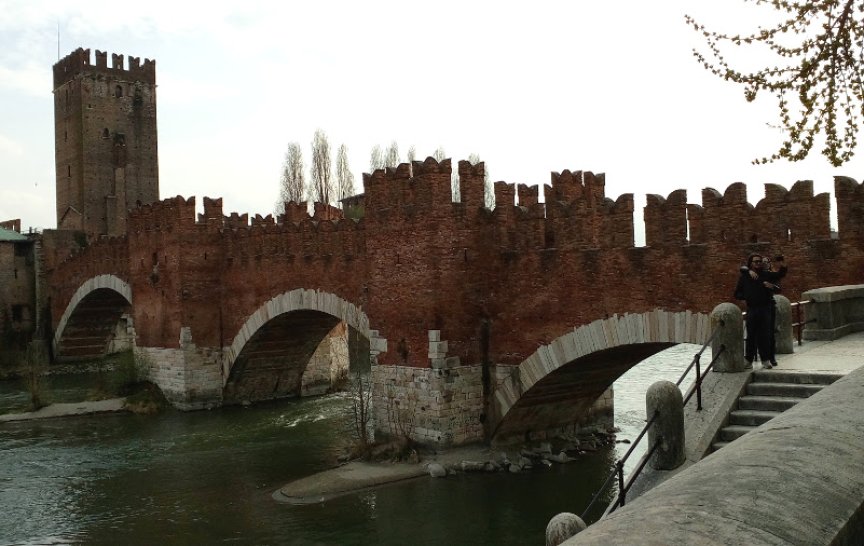 Ponte di Castelvecchio vo Verone (foto: L. Ohman)