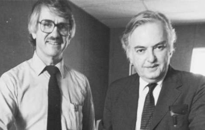 John G. Kemeny (vpravo) a Thomas Kurtz (zdroj: Wikipedia)