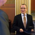Z předávání medaile Bernarda Bolzana - Prof. Jiří Drahoš a Prof. Zdeněk Strakoš	