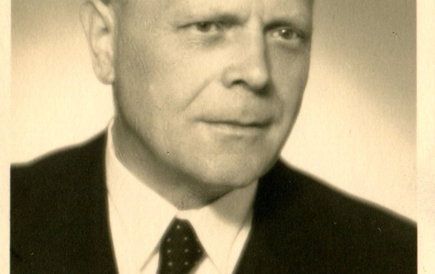 prof. Viktor Trkal na civilním snímku (40. léta 20. století, foto: Ateliér Langhans)