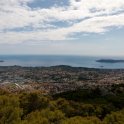 Pohled z Mont Faron na Toulon (foto: L. Hýlová)