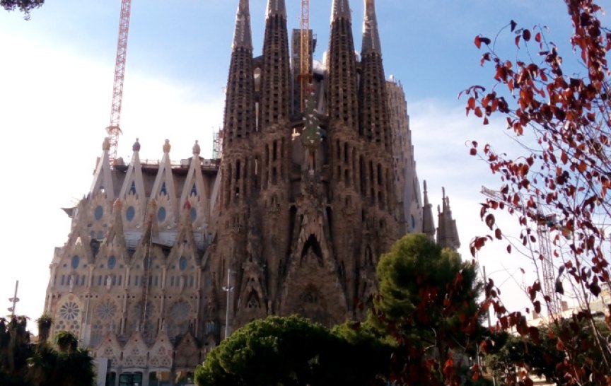 Výlet do Barcelony  - Sagrada Família (foto: L. Hýlová)
