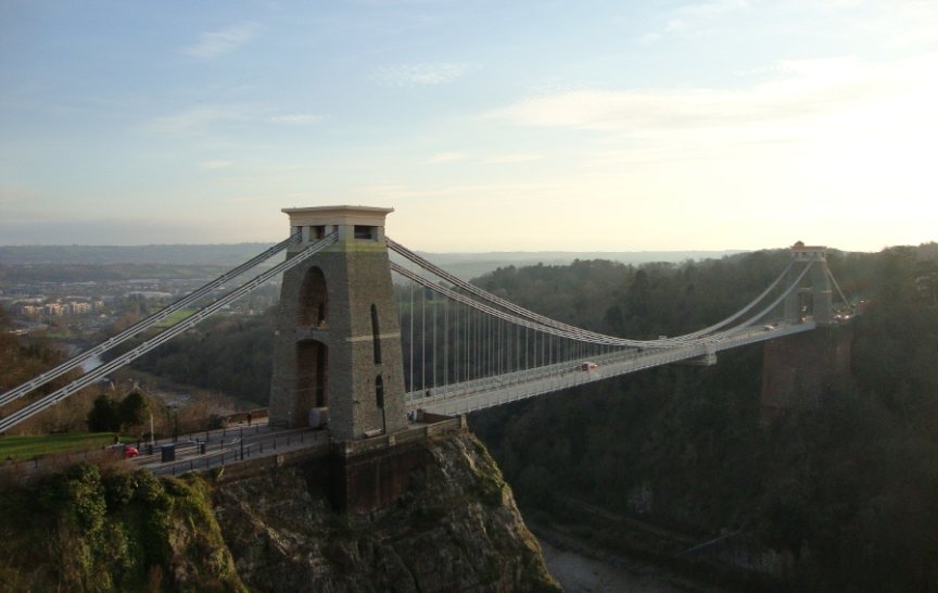 Bristol Suspension Bridge (foto: E. Havelková)