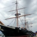 HMS Warrior v docích Portsmouthu (foto: E. Havelková)