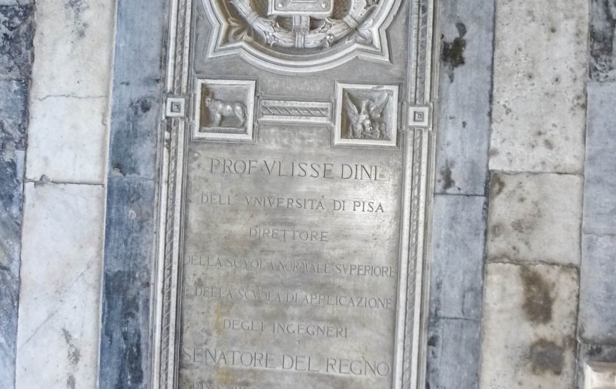 Foto č. 2 - Náhrobek – Ulisse Dini, Composanto Monumentale, Pisa (foto: V. Kodetová).