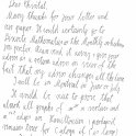 Dopis Chvátalovi od Pála Erdőse, který se týkal jejich prvního společného článku (zdroj: archiv Václava Chvátala)