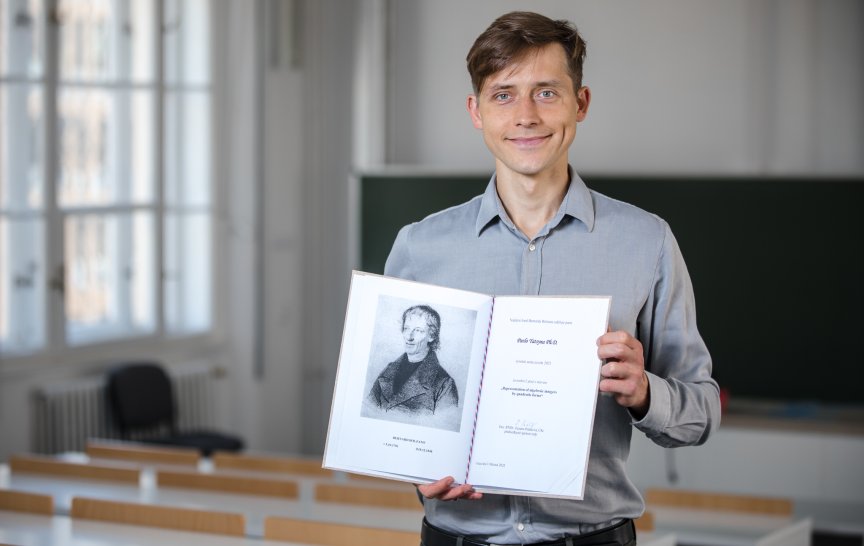 Dr. Pavlo Yatsyna převzal letos v březnu Cenu Nadačního fondu Bernarda Bolzana (foto: Tomáš Princ)