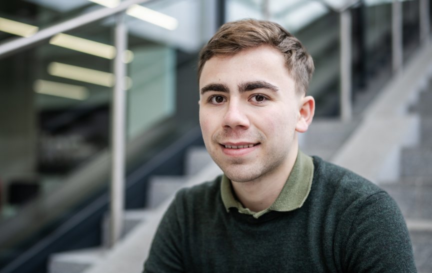 Běžec a student finanční matematiky Jakub Mlčoušek (foto: Tomáš Rubín)