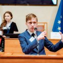 V Senátu Parlamentu ČR při moderování akce Zvaž vědu! (foto: Karel Horák)