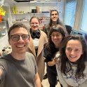 Na výzkumné stáži v pařížské laboratoři (foto: archiv K. Studeničové) 