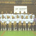 Extraligové družstvo MFF UK v roce 2002 (horní řada zleva manažer Boschek, hráči Šiller, Vencl, Honzík, Zadražil, Kadavý, Horký, Hromíř a Kouba; spodní řada zleva trenér L. Bičík, hráči Vlasák, M. Stehno, Pekárek, J. Zbirovský, Bělík, Petříček, Skýba a trenér S. Stehno; foto: KTV MFF UK)