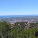 Výhled z El Picaio - okolí Valencie je rovná plocha plná políček, na kterých Španělé pěstují rýži na paellu. I 300metrový kopeček tak poskytuje solidní výhled (foto: J. G. Jarkovský)
