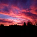 Západ slunce v La Garde (foto: L. Hýlová)