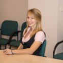 Mariia na setkání studentů s děkanem (foto Veverka)
