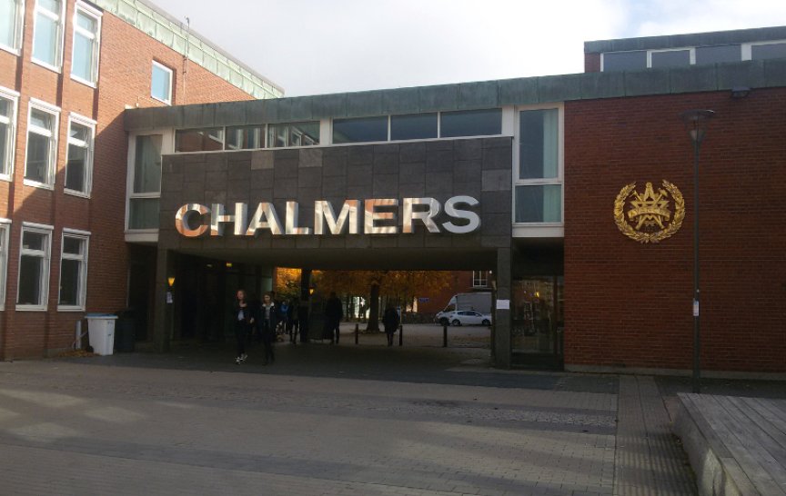 Vstup do kampusu Chalmers (foto: H. Gedeonová)