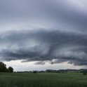 Klasická supercela na Benešovsku (foto: Dagmar Müllerová)