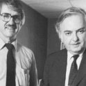 John G. Kemeny (vpravo) a Thomas Kurtz (zdroj: Wikipedia)