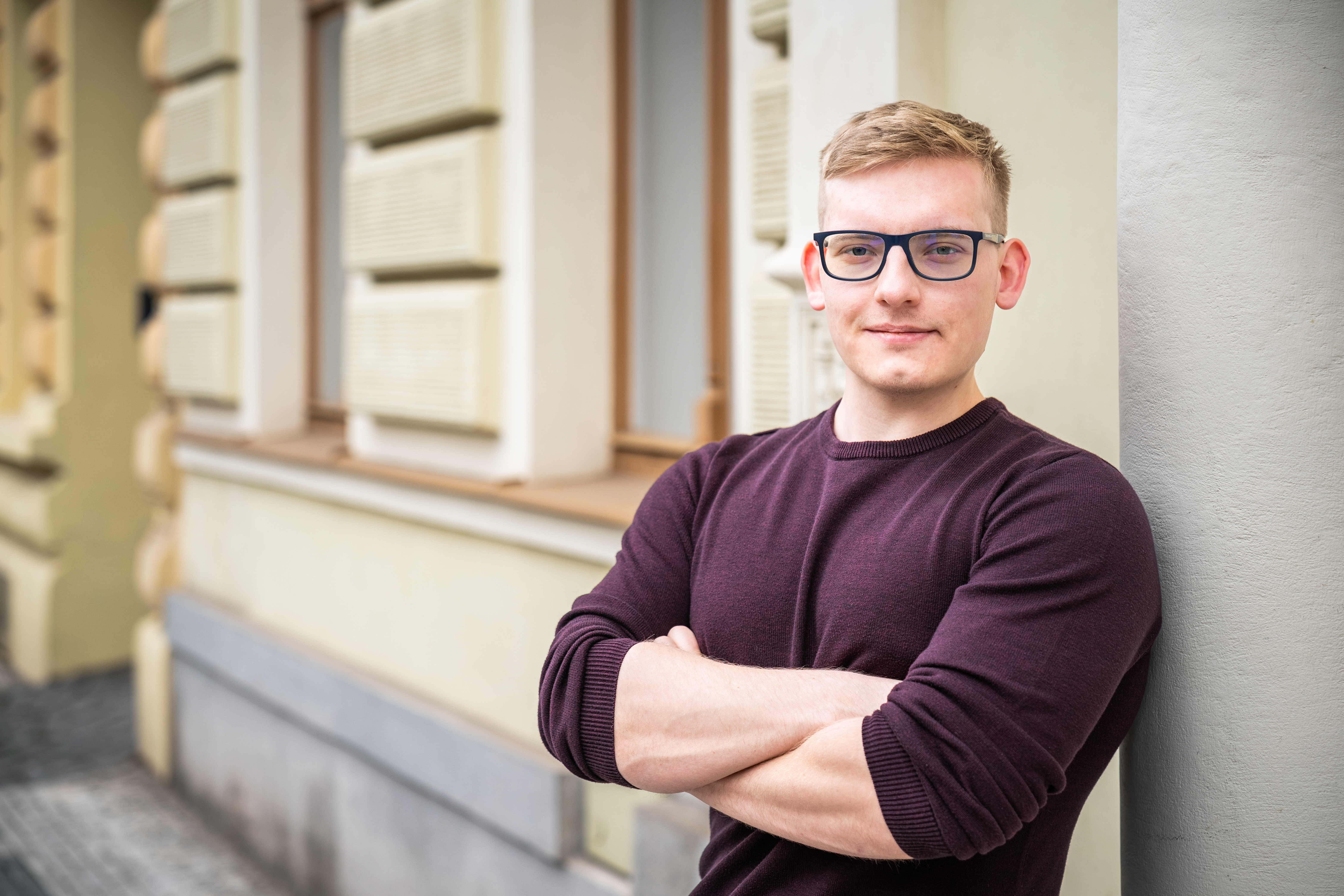 Student matematiky Daniel Šimek (foto: Tomáš Rubín)