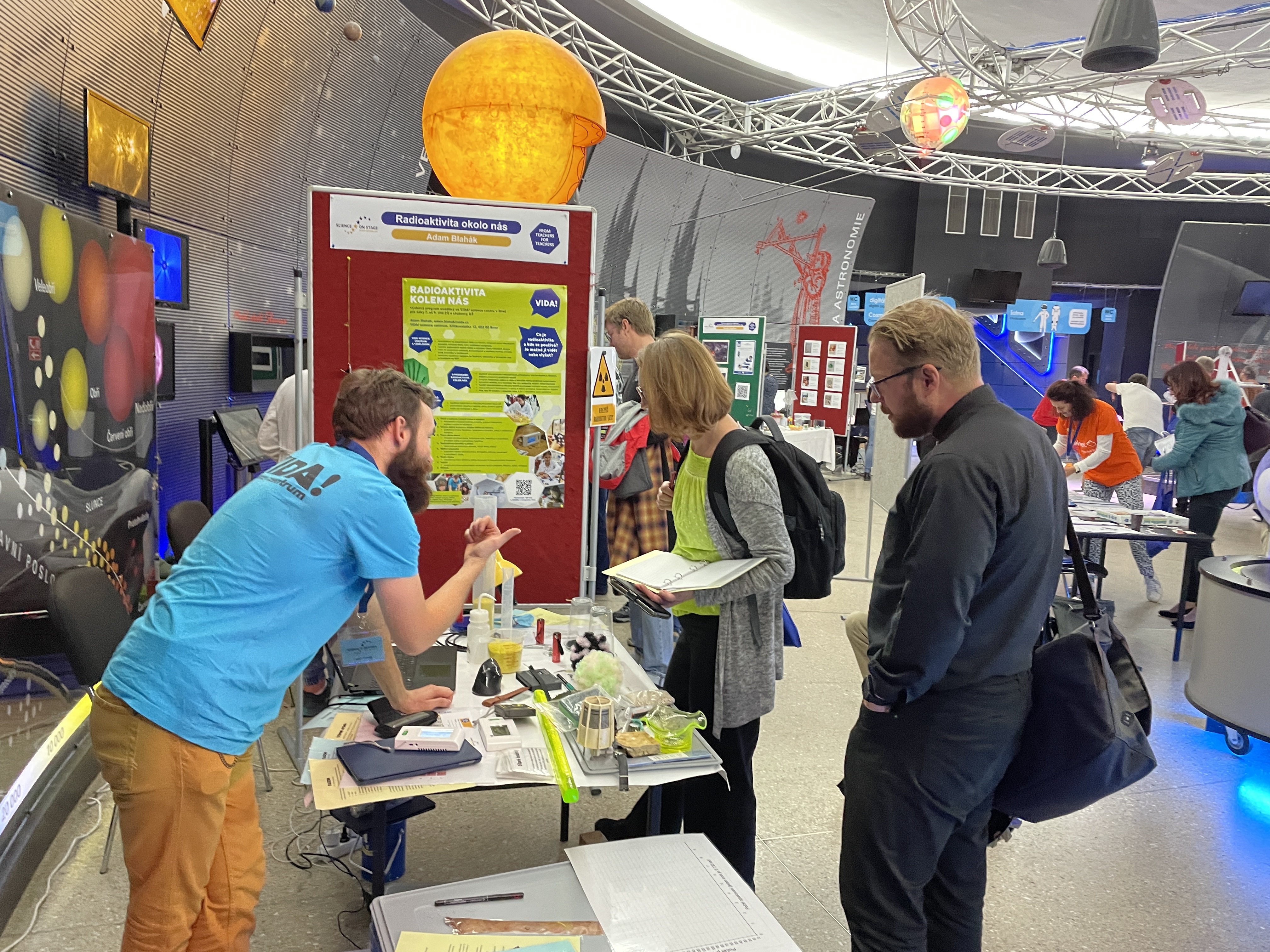 Učitelské projekty se představily v národním kole Science on Stage