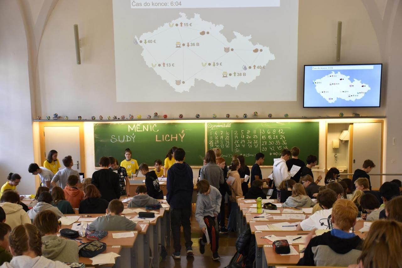 Žáci se utkali v Matematické Soutěži