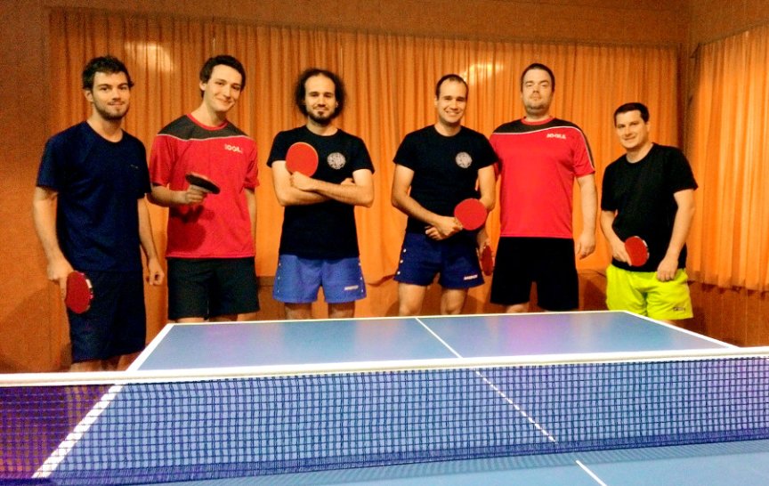 Stolní tenis na Matfyzu (foto KTV MFF&nbsp;UK)