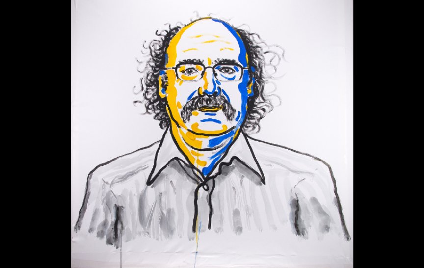 Duncan Haldane (Ilustrace: Niklas Elmehed/Nobel Media AB 2016)