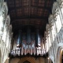 Stratford nad Avonou: varhany v kostele Nejsvětější Trojice (foto: K. Cinkraut)