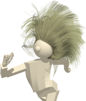 Stubble: Modelování vlasů